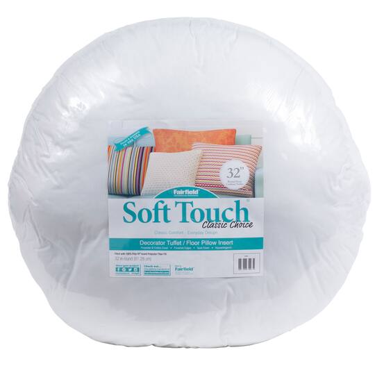 Soft Touch Round Pillow Insert 32, Round Pillow Form